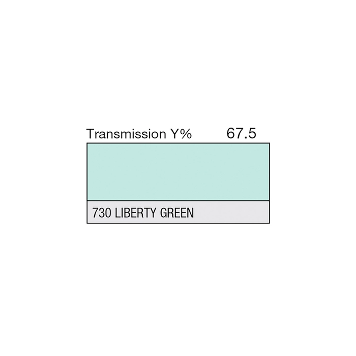 Apšvietimo filtras LEE 730 Liberty Green