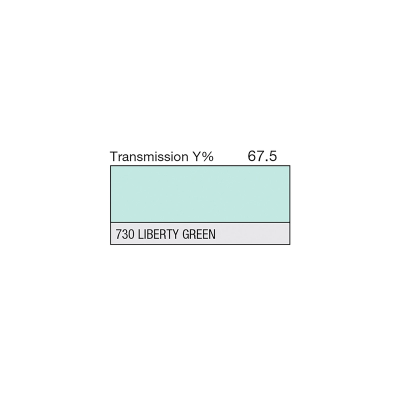 Apšvietimo filtras LEE 730 Liberty Green