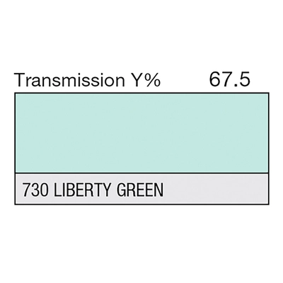 Apšvietimo filtras LEE 730 Liberty Green