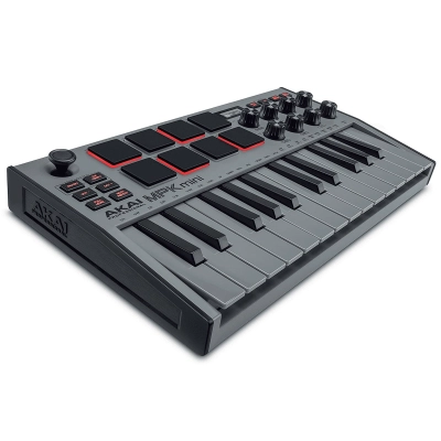 Midi klaviatūra AKAI MPK Mini Mk3 Gray