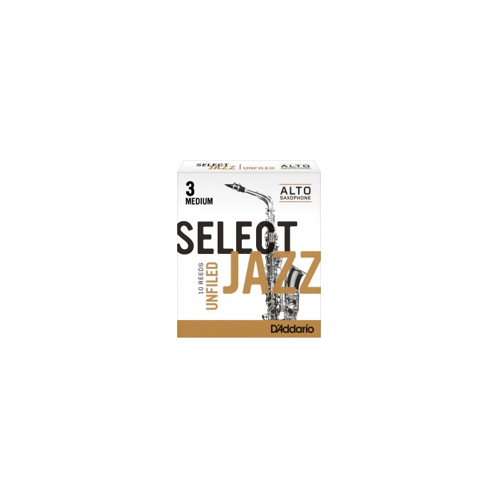 Liežuvėlis saksofonui altui nr. 3 Medium DAddario Select Jazz RRS10ASX3M