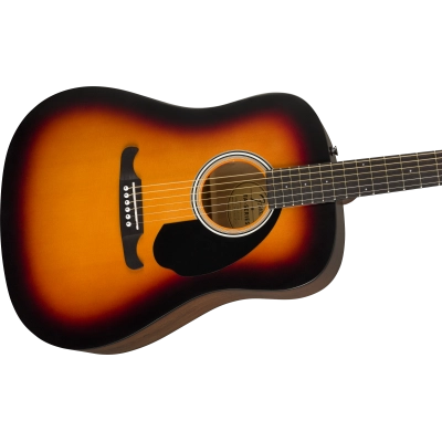 Akustinė gitara Fender FA-125 Dreadnought Acoustic Pack, Walnut Fingerboard, Sunburst