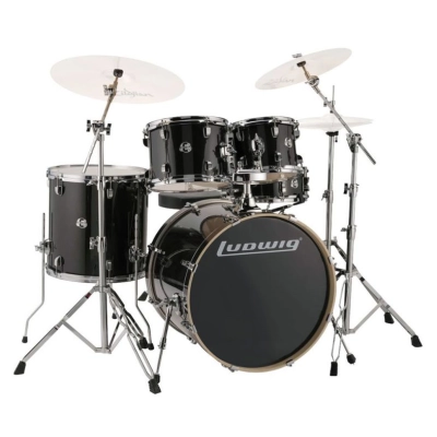 Būgnų komplektas Element Evolution 5PC Black Sparkle Ludwig LCEE20016EXP