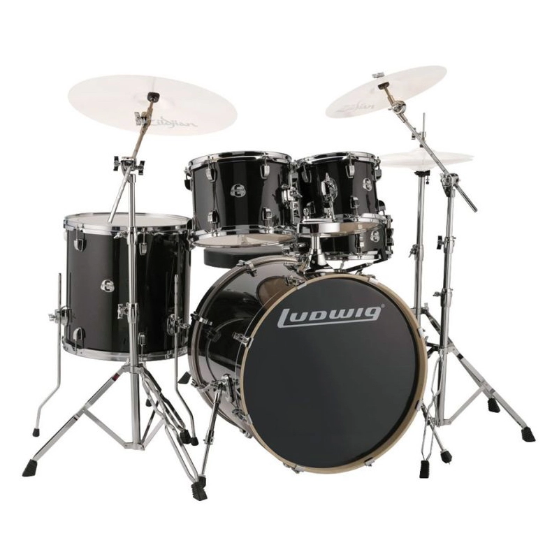 Būgnų komplektas Element Evolution 5PC Black Sparkle Ludwig LCEE22016EXP