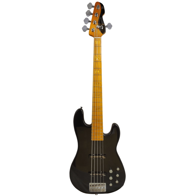 Bosinė gitara Markbass MB GV 5 Gloxy Val Black CR MP