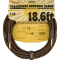 Laidas gitarai Fender Paramount 18.6 Acoustic Instrument Cable, Brown