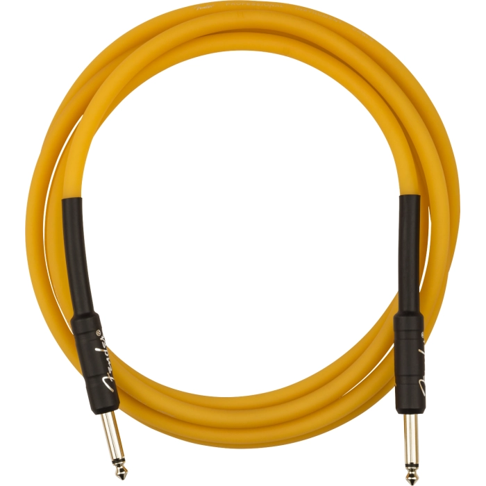 Laidas gitarai Fender Professional Series Glow in the Dark Cable, Orange, 10