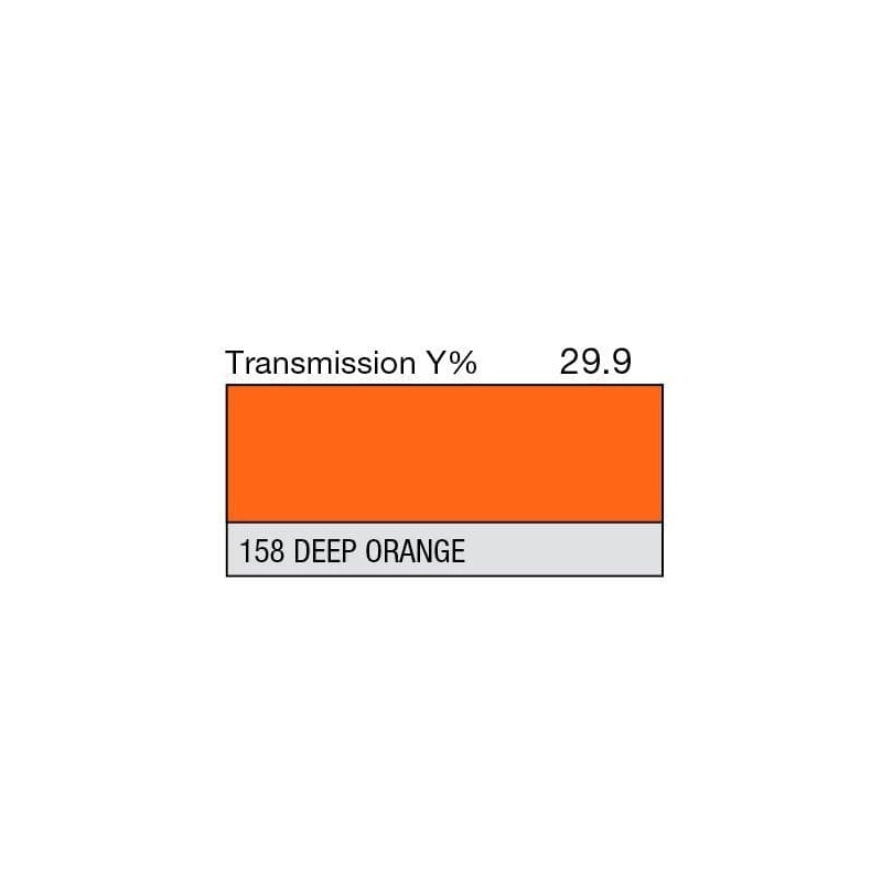 Apšvietimo Filtras LEE 158 Deep Orange