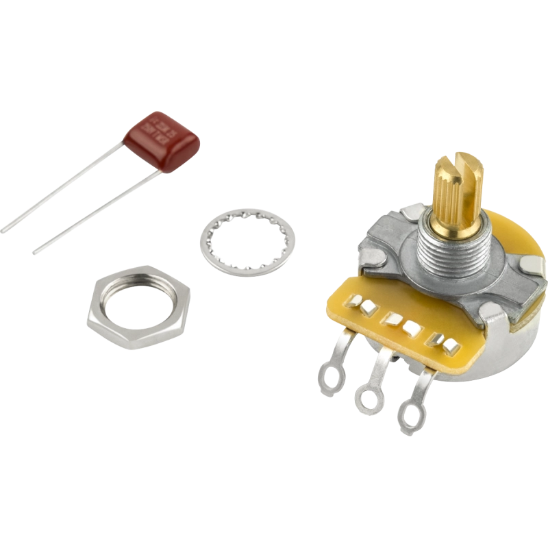 Potenciometras Fender Pure Vintage 250K Split Shaft Potentiometer with Mounting Hardware