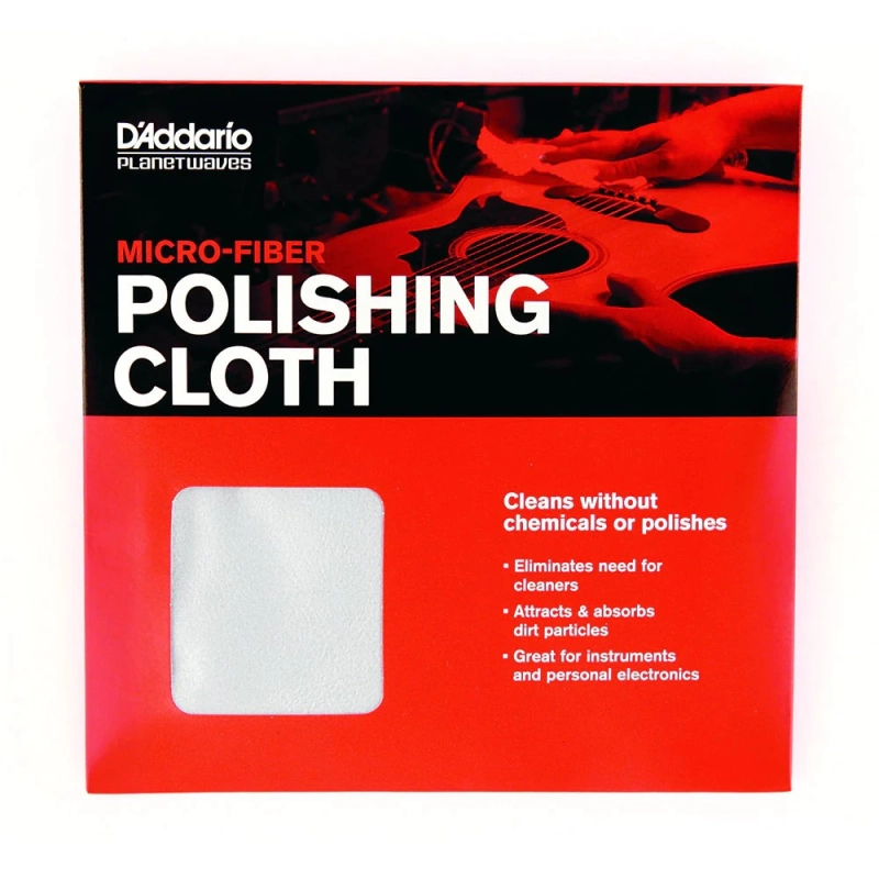 Servetėlė gitarai Daddario Micro-fiber Polishing Cloth PW-MPC