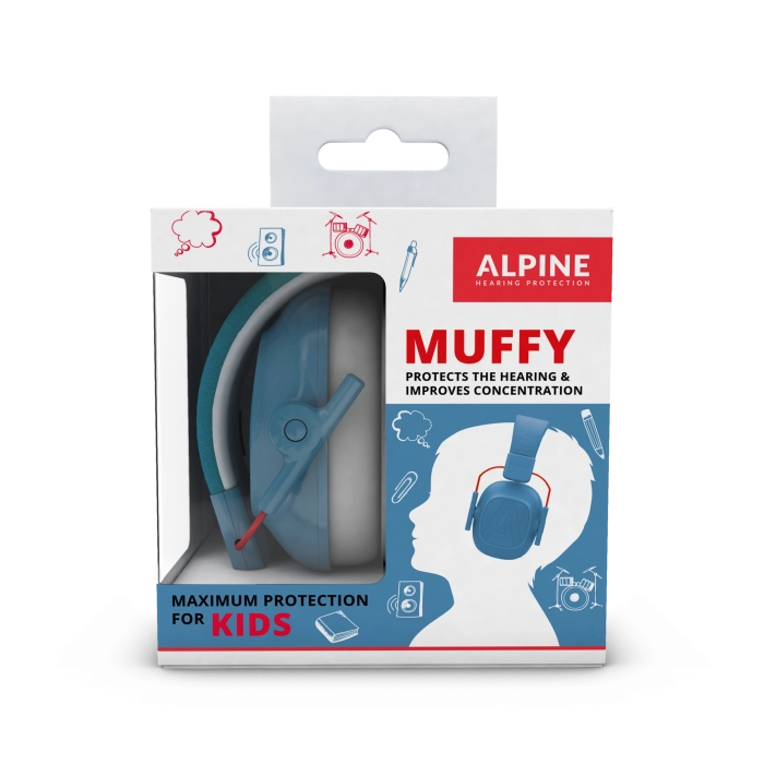 Apsauginės ausinės vaikams Alpine Muffy Kids Blue