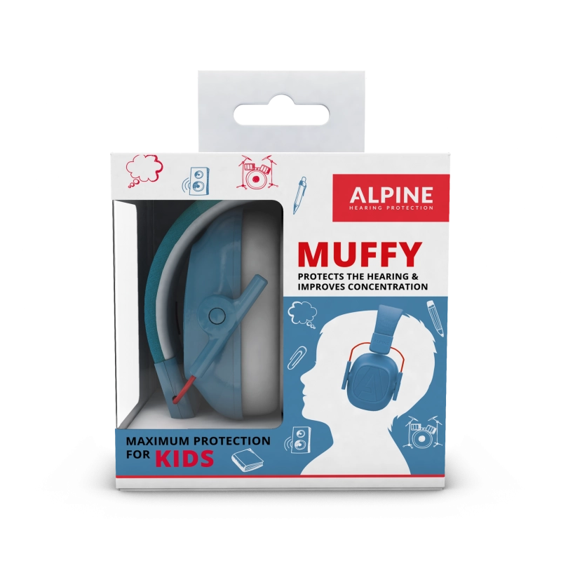 Apsauginės ausinės vaikams Alpine Muffy Kids Blue