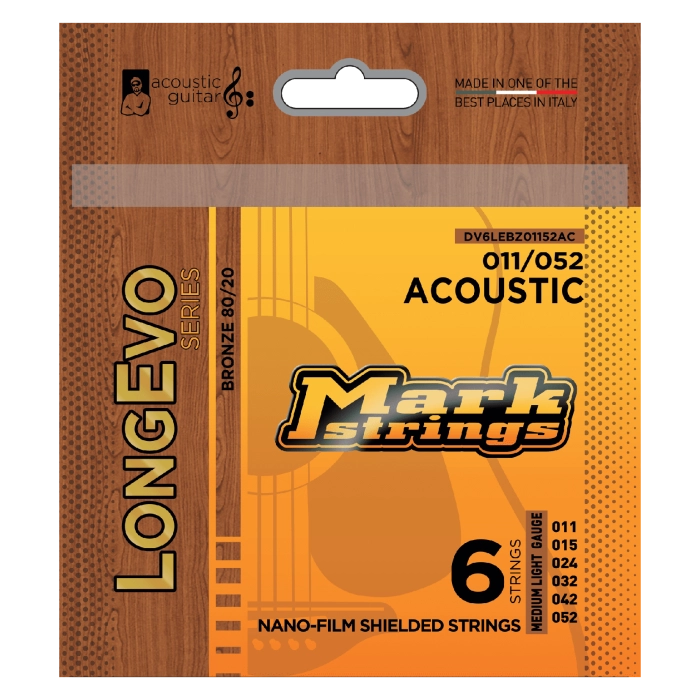 Stygos akustinei gitarai MarkStrings Longevo 11-52