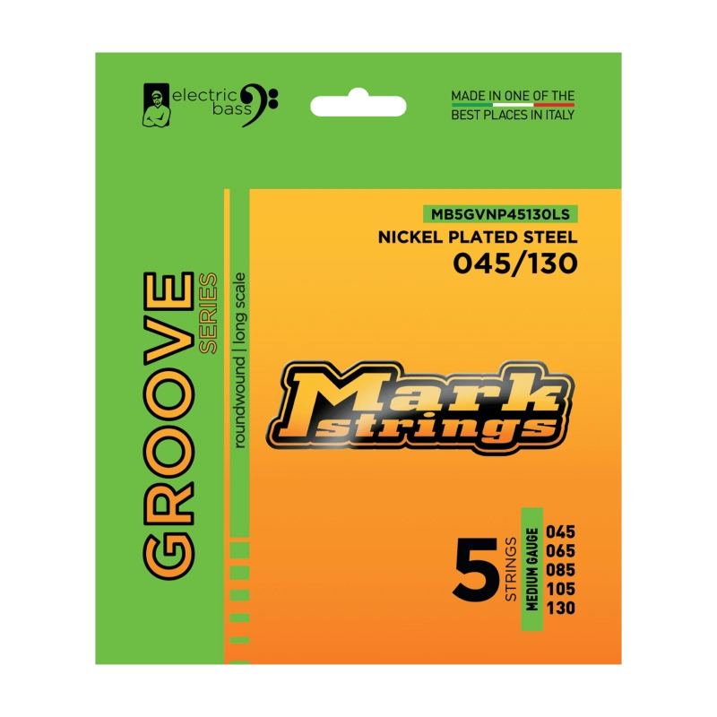 Stygos bosinei gitarai Markstrings Groove 45-130