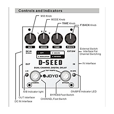 Pedalas JOYO D-SEED