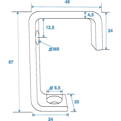 Eurolite TH-25 C-Hook 25 mm