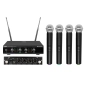 OMNITRONIC UHF-E4 Wireless Mic System 518.7/520.9/523.1/525.3MHz