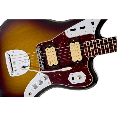 Fender Kurt Cobain Jaguar®, Rosewood Fingerboard, 3-Color Sunburst Elektrinė gitara