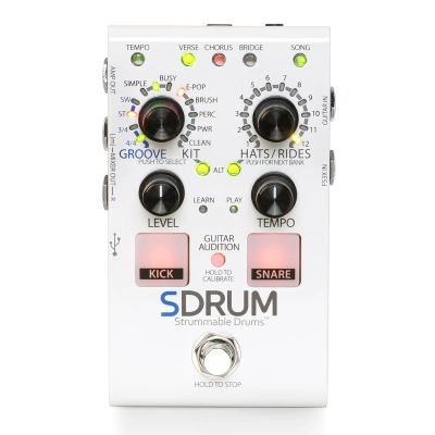 Pedalas Digitech SDRUM Strummable Drums