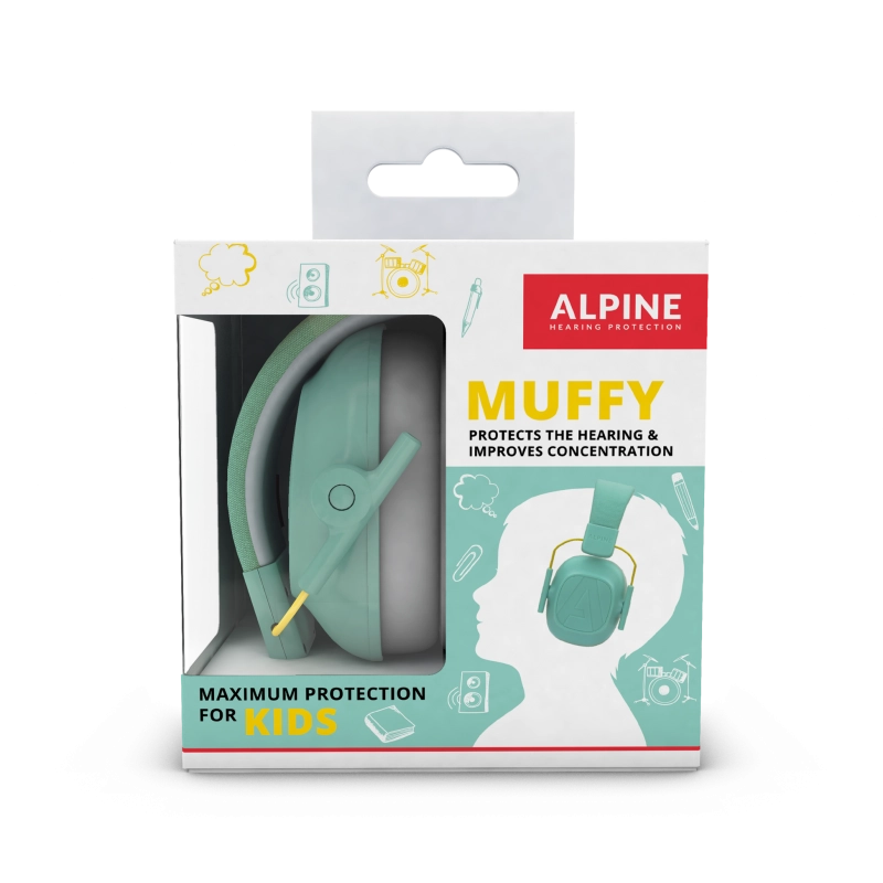 Apsauginės ausinės vaikams Alpine Muffy Kids Mint