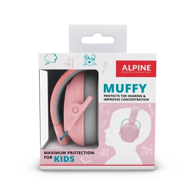 Apsauginės ausinės vaikams Alpine Muffy Kids Pink