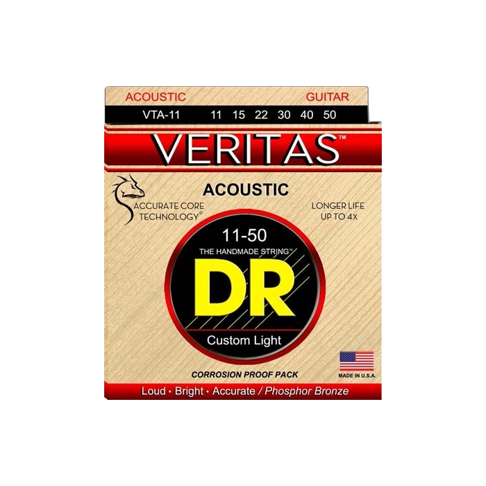 Stygos akustinei gitarai DR Veritas 11-50 VTA-11