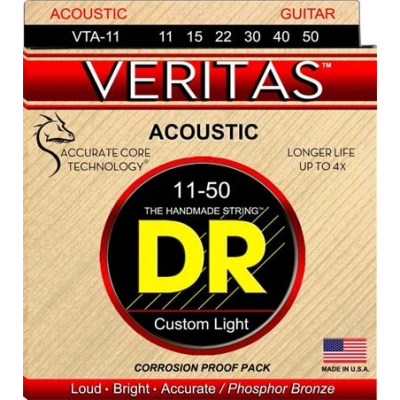 Stygos akustinei gitarai DR Veritas 11-50 VTA-11