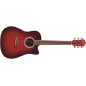 Akustinė gitara Oscar Schmidt OD45CRDBPAK-W-U Red Burst (su dėklu, mediatoriais)