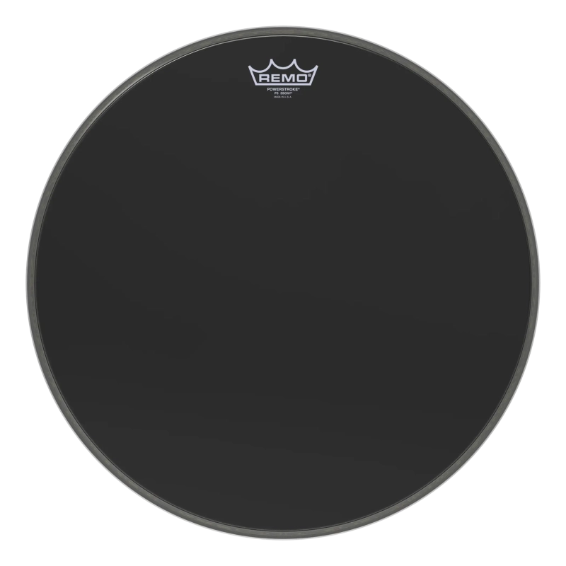 Remo 18 Bass Powerstroke 3 Ebony P3-1018-00-ES