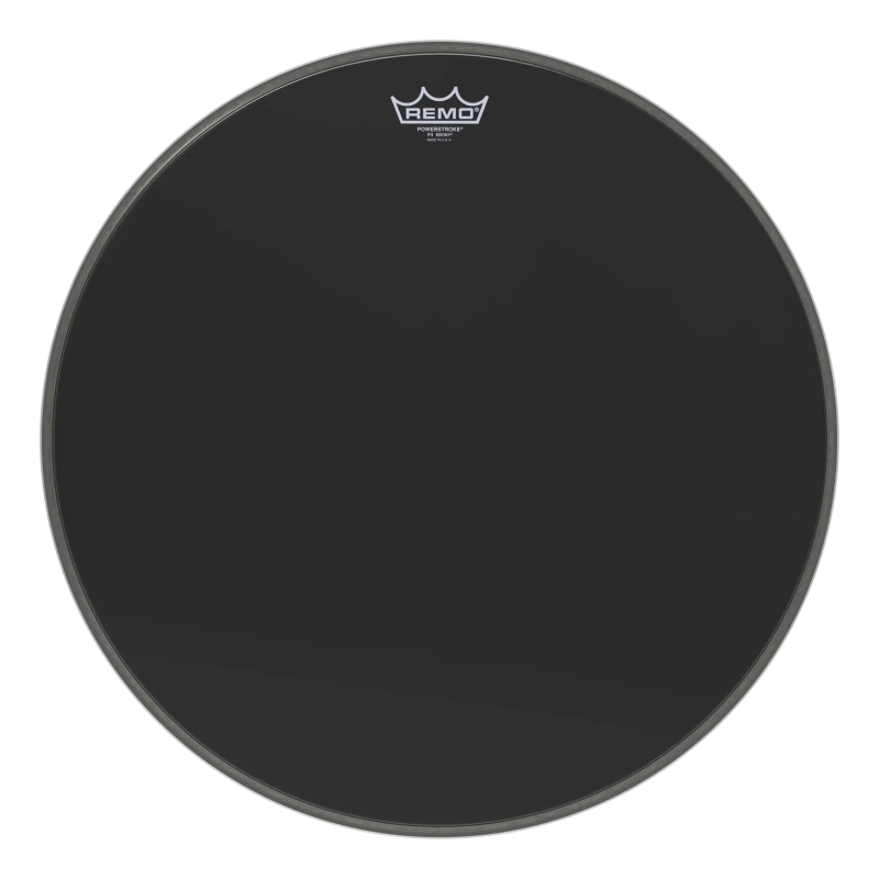 Remo 20 Bass Powerstroke 3 Ebony P3-1020-00-ES