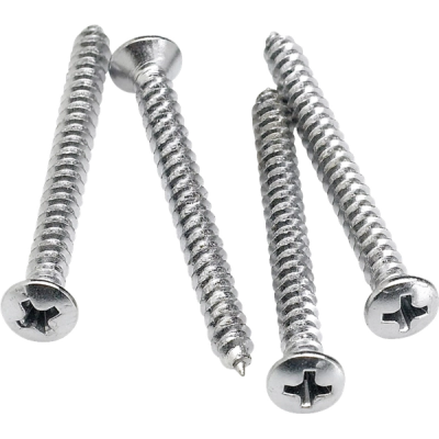 Varžtai Fender Neck Mounting Screws (4) (Chrome)