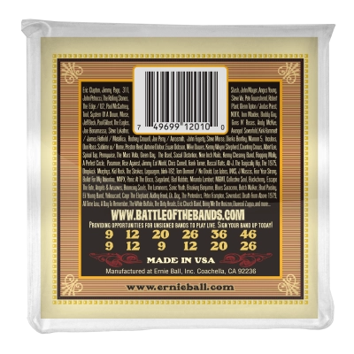 Ernie Ball Earthwood 80/20 Bronze .009-.046 2010