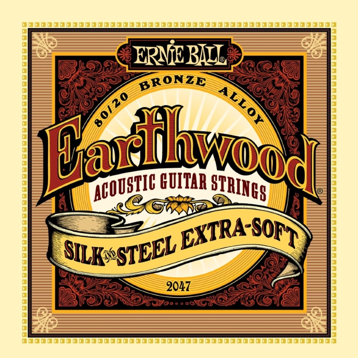 Ernie Ball Earthwood Silk & Steel 80/20 Bronze .010-.050 2047