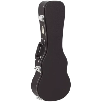 Dėklas ukulelei Warwick RockCase - Standard Line - Ukulele Hardshell Case (Concert), Curved - Black