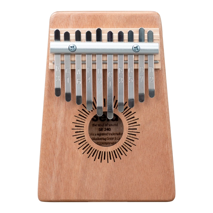 Kalimba 10 liežuvėlių Mahogany Sela SE240