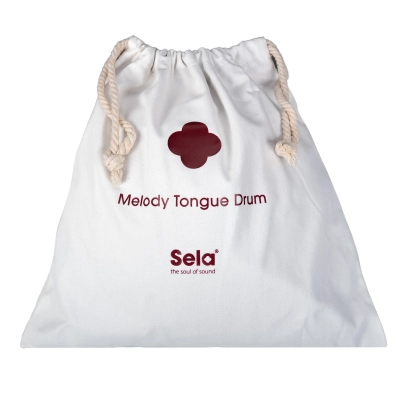 Mėnulio būgnas Sela Melody Tongue Drum 10 C Major White SE372