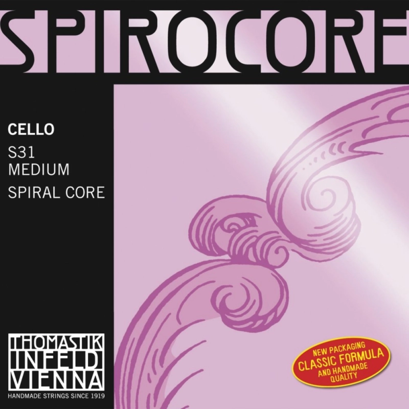 Styga violončelei C Thomastik Spirocore S29