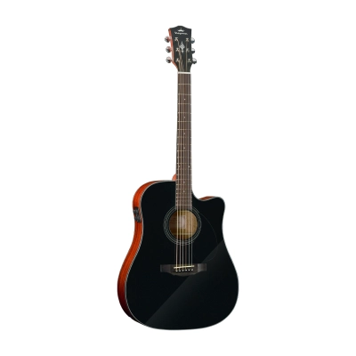 Elektro-akustinė gitara Kepma Plytone EDCE-K10 Black