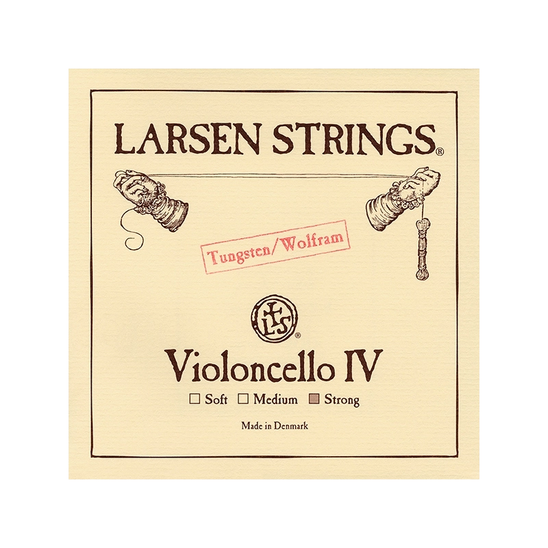 Styga violončelei Larsen C Wire Strong 334.143