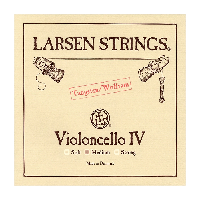 Styga violončelei Larsen C Wire medium 334.142