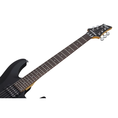 Elektrinė gitara Schecter C-6 FR Deluxe Satin Black