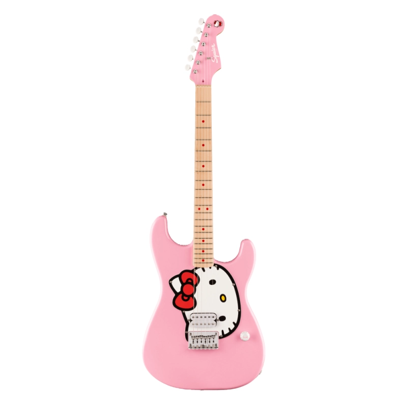 Elektrinė Gitara Squier Hello Kitty Stratocaster MN WB PNK