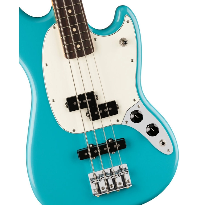 Fender Player II Mustang Bass PJ RW AQB Bosinė Gitara