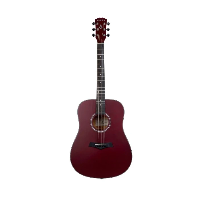 Arrow Silver D WR Wine Red Akustinė gitara