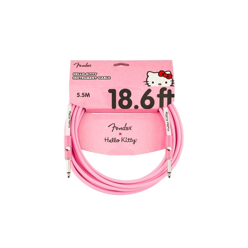 Fender® x Hello Kitty® Pink Original Cable  18.6 Laidas