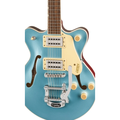 G2655T Streamliner™ Center Block Jr. Double-Cut with Bigsby®, Laurel Fingerboard, Arctic Blue