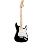 Squier Affinity Series™ Stratocaster® Mustang™ Micro Pack, Laurel Fingerboard, Black, Gig Bag, HD9