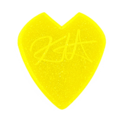 Brauktukas 1 vnt. Dunlop KIRK HAMMETT JAZZ III PICK YELLOW GLITTER