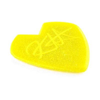 Brauktukas 1 vnt. Dunlop KIRK HAMMETT JAZZ III PICK YELLOW GLITTER