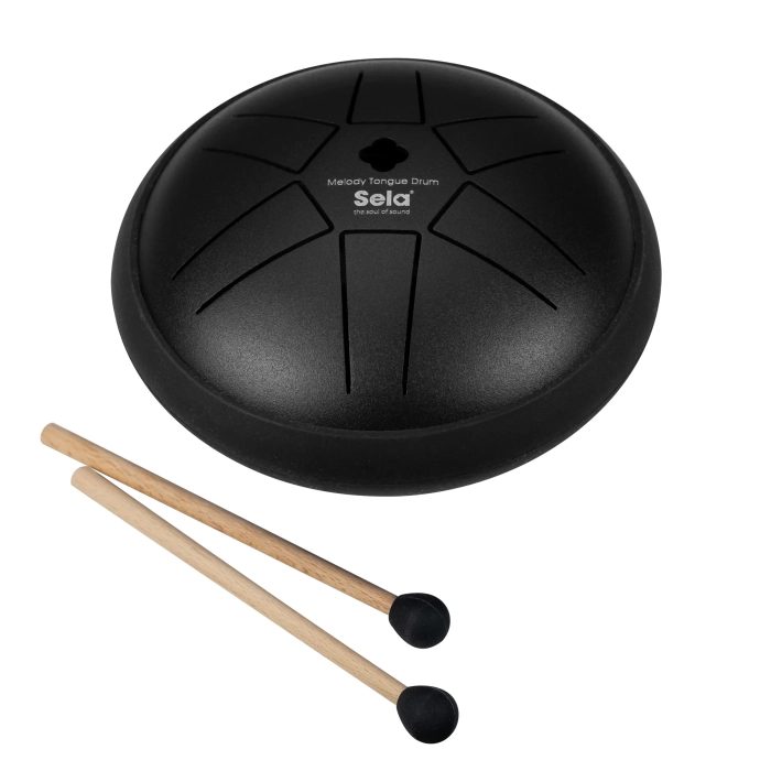 Mėnulio būgnas Sela Melody Tongue Drum 5 5   C5 Black